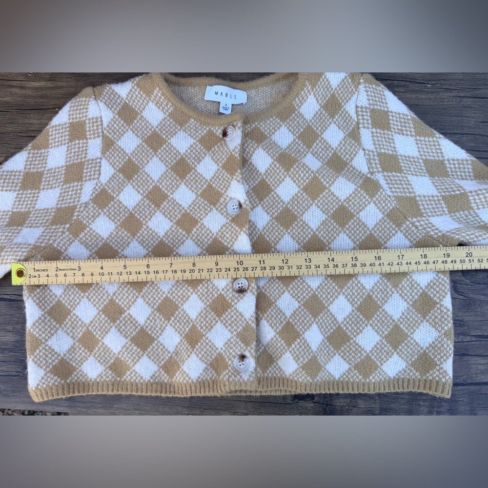 MABLE Wynter Cardigan Taupe Sz Small *Sweater only* - Picture 7 of 14